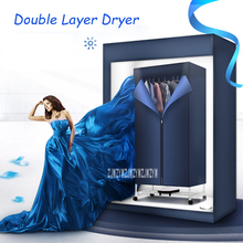 RC-R1A Automatic Household Double Layer Dryer Hot Wind PTC Wardrobe Drying Machine Small Energy Saving Quick Clothes Dryer 1000W 2024 - buy cheap