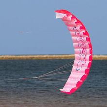 Водный спорт Fun Power, двухлинейный Каскадный парашют, Радужный спортивный пляжный змей для начинающих, водные спортивные аксессуары 2024 - купить недорого