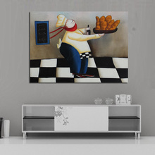 Cuadros artísticos y abstractos para la pared, pinturas al óleo de pan para decoración del hogar, Envío Gratis 2024 - compra barato
