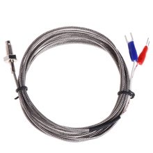 Sonda de rosca de M6, Sensor de temperatura, Cable tipo K termopar de 2M, 0-600 grados 2024 - compra barato