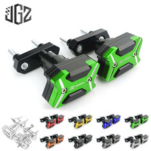 Pair Motorcycle CNC Aluminum Frame Sliders Falling Crash Engine Tank Protector Pads for KAWASAKI Z800 2013 2014 2015 2016 2017 2024 - купить недорого