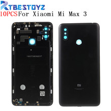 10PCS/Lot Door Housing Back Battery Cover + Camera Flash Lens Replacement For Xiaomi Mi Max 3 Max3 2024 - buy cheap