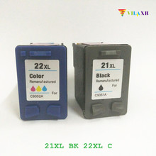 Vilaxh-Reemplazo de cartucho de tinta Compatible con impresora HP, 21 XL, Deskjet F380, F2180, F2280, F4180, F4100, F300, 21 y 22XL 2024 - compra barato