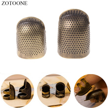 ZOTOONE 1PC dedal para coser pines agujas dedo Protector DIY útil herramienta de costura artesanía accesorios de tejer puntada 2024 - compra barato