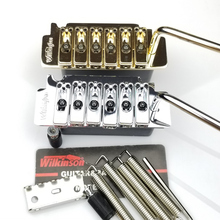 Wildson WVS50K электрогитара с системой тремоло Bridge с подходящими атласными сиденьями, хромированные, серебристые, золотистые 2024 - купить недорого