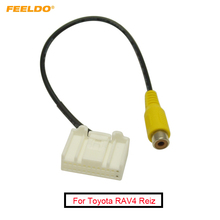 FEELDO-Adaptador de Cable RCA para cámara trasera de coche, dispositivo de vídeo para marcha atrás, para Toyota RAV4 Reiz, unidad principal de Radio #5666, 1 ud. 2024 - compra barato
