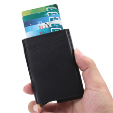 BISI GORO 2019 Men And Women Card Holder New Design Minimalist Wallet Rfid Blocking For Men Vintage Wallet Credit Card Wallet 2024 - buy cheap