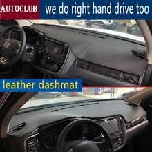 Para mitsubishi outlander P-HEV 2012 2013 2014 2015 2019 couro dashmat painel capa traço tapete personalizado estilo do carro lhd + rhd 2024 - compre barato