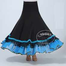 Free Shipping Latin Ballroom Dress Girls Tango Dress Salsa Dance Dresses Samba Dance Costumes For Women Big Latin Ballroom Skirt 2024 - buy cheap