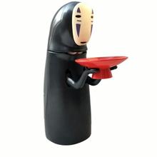 Spirited Away-hucha Kaonashi sin rostro para hombre, figura de acción de 21cm, juguete inteligente de Anime, regalo, hucha automática 2024 - compra barato