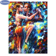 5d DIY Diamond Painting custom"Couples dance"Wall stickers Cross Stitch Kits Full square Diamond Embroidery 3D Diamond Mosaic 2024 - buy cheap