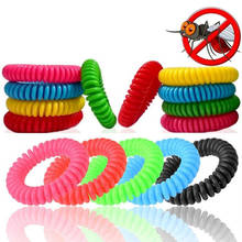 5pcs Anti Mosquito Repellent Bracelets Multicolor Pest Control Bracelets Insect Protection Camping Outdoor Adults Kids Dropship 2024 - buy cheap