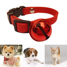 Hot New Cat Dog Leash Collar With Big Bell Puppy Necklace Collars for Cats Dogs Pet Supplies FP8 JY18 2024 - buy cheap
