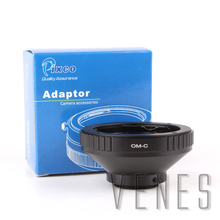 Adaptador de lente para câmera olympus om, adaptador para lente de montagem em 16mm c 2024 - compre barato