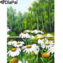 DIAPAI Full Diamond Embroidery Diy 5D Diamond Painting Cross Stitch "Flower landscape" Full Drill Home Room Decor A26179 2024 - buy cheap