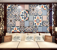 Custom wallpaper Retro style ethnic style design background wall 2024 - buy cheap