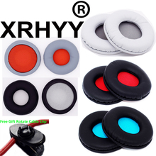 XRHYY многоцветные Сменные подушечки для ушей для Sony MDR-ZX600 наушники + свободное вращение зажим для кабеля 2024 - купить недорого