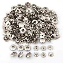 50 Set Metal No Sewing Press Studs Buttons Snap Fastener Popper 10mm 2024 - buy cheap