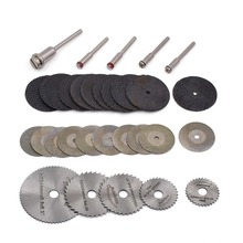 30pcs Rotary Tools Circular Saw Blades Wood Metal Stone Cutting Saw Blade Discs with Mandrel for Dremel Tools Accessories 2024 - buy cheap