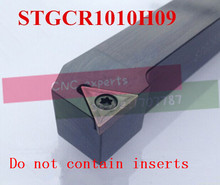 STGCR1010H09 металлический токарный станок 10*10 мм, режущий инструмент, токарный станок с ЧПУ, токарные инструменты, внешний держатель токарного инструмента s-типа STGCR 2024 - купить недорого