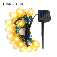 LED Pineapple Solar String Light Bulb Waterproof Solar Powered Hanging Light For Outdoor Garden Decoration Christmas Party Lamp 2024 - buy cheap