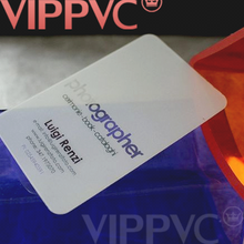 high quality  transparent  pvc card membership card greeting card  business card 2024 - buy cheap