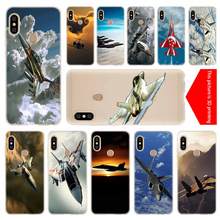 Strategic aircraft sky fligh Silicone Clear Case For Xiaomi Redmi Note 10 9 8 7 6 5 Pro Max 9T 8T 10S 9S Fundas Back 2024 - buy cheap