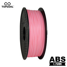 Topzeal novo filamento abs 2018mm 1kg por rolo 2.2lbs, carretel com cor rosa para adultos, faça você mesmo e criação 1.75 2024 - compre barato