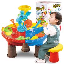 Kids Sand Pit Set Beach Sandpit Table Water Outdoor Garden Play Spade Tool Toy 2024 - buy cheap