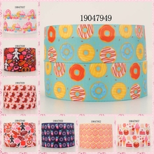 10yards -different sizes -Doughnut pattern ribbon printed Grosgrain ribbon 19047937 2024 - buy cheap