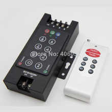 DC12V-24V 144w 12A Iron shell Wireless RF Remote RGB Controller LED Dimmer for LED Strip 5050 3528 2024 - buy cheap