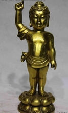 Estatua de Buda tibetano de latón, estatua de chico Sakyamuni, templo de cobre 2024 - compra barato
