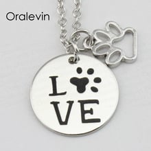 Metal Stamping Ideas LOVE Inspirational Stamped Hand Engraved Custom Pendant Link Chain Necklace Gift Jewelry,10Pcs/Lot, #LN2356 2024 - buy cheap