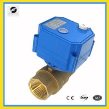 CWX-25S 1/2'' DN15 2-way brass motorized water ball valve with manual override function and position indicator DC12v CR02 3 wire 2024 - buy cheap