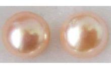 Genuine Beautiful 13-14mm AAA+ south sea pink pearl earring needle 2024 - buy cheap
