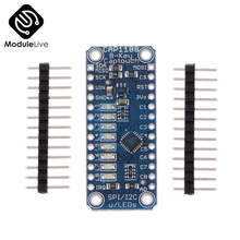 CAP1188-Módulo de Sensor táctil capacitivo, 8 botones/llaves, 3-5V SPI IIC I2C Captouch LED para Arduino con pines 2024 - compra barato