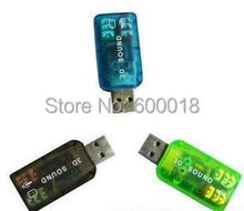 USB 2.0 3D Sound Card 5.1 computer components , usb audio adapter 1PCS With track number 2024 - buy cheap