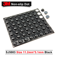 100% original 3M SJ5003 rubber bumper/ Protective rubber dots/black bumper 3m rubber bumpers/W11.2mm*H5.1mm/3000 pcs per carton 2024 - buy cheap