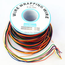 Free Shipping High quality PCB line Single core tin plated copper wire, eight color wholesale 2024 - buy cheap