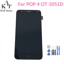 KAT 5.0" LCD Display Touch Screen For Alcatel One Touch POP 4 5051 OT 5051D LCD Assembly Best After-sales service 2024 - buy cheap
