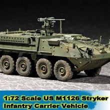 1:72 Static Model Assembly Kit US M1126 Stryker Infantry Carrier Vehicle Model Building Kiet 07255 2024 - buy cheap