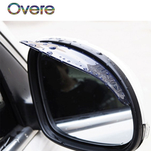 Overe 1PC Car rearview mirror rain brow cover For Mercedes W205 W203 Volvo XC90 S60 XC60 V40 Alfa Romeo 159 156 2024 - buy cheap