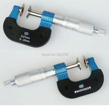 Xibei brand 0-25mm 25-50mm 50-75mm 75-100mm Disk Type Micrometer Gear tooth micrometers Disc Micrometer 2024 - buy cheap