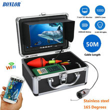 WIFI Wireless Fish Finder with 720P 1000TVL Underwater Fishing Video Camera 7 Inch Color Monitor Free Mob APP Viewing 2024 - buy cheap