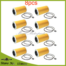 8pcs Oil Filter For Sea Doo GTI GTS Se GTX Wake RXP RXT X 130 155 185 215 255 260 2024 - buy cheap