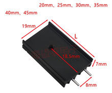 100PCS Electronic aluminium radiator 19*7*20 25 30 35 40 45mm for TO-220 Cooler Radiator Heat Sink 2024 - buy cheap