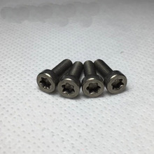 4pcs M4 TA2 titanium screw Cylinder head T20 Plum flower Pure titaniums screws GR2 torx bolt 6mm-20mm Length 2024 - buy cheap