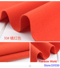 10# orange 1 meter double brushed middle thick cloth fabric for DIY colthes dress overcoat material 2024 - buy cheap