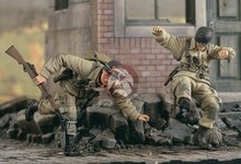 Неокрашенная фигурка из смолы в масштабе 1/35, армия США в битве 2024 - купить недорого