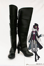 Botas de traje de baño hechas a medida, zapatos de butler, Kuroshitsuji, Cosplay, color negro 2024 - compra barato